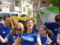 jeugdfanfare in de optocht 4 mei 2013 13