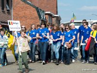 jeugdfanfare in de optocht 4 mei 2013 3