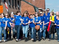 jeugdfanfare in de optocht 4 mei 2013 32